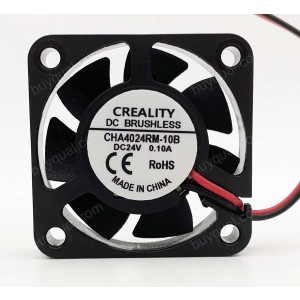 CREALITY CHA4024RM-10B 24V 0.10A 2wires Cooling Fan