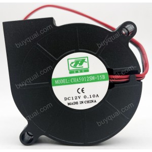 C&C CHA5012SM-15B 12V 0.1A 2wires Cooling Fan