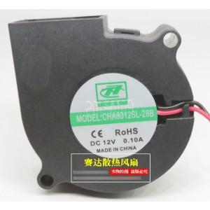 C&C CHA6012SL-28B 12V 0.10A 2wires Cooling Fan 