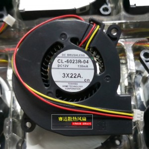 TOSHIBA CL-6023R-04 12V 130mA 3wires Cooling Fan
