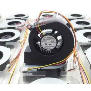 TOSHIBA CL-7020L-07 12V 140mA 3wires Cooling Fan