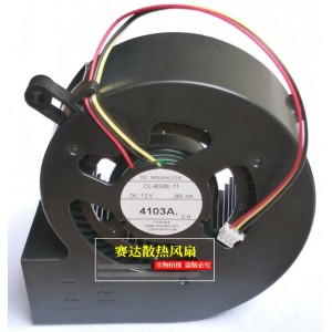 TOSHIBA CL-8028L-11 12V 260mA Cooling Fan 