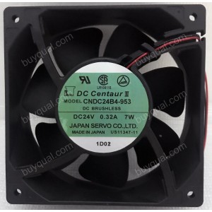 SERVO CNDC24B4-953 24V 0.32A 2wires Cooling Fan