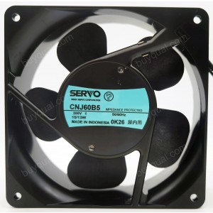 SERVO CNJ60B5 200V 15/13W 2wires Cooling Fan - New