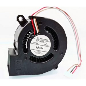 TOSHIBA CP-5020L-12 12V 240mA 4wires Cooling Fan - New