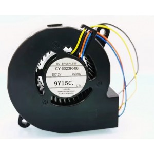 Toshiba CY-6023R-06 12V 250mA 4wires Cooling Fan