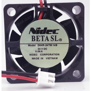 Nidec D04R-24TM 24V 0.06A 2wires Cooling Fan