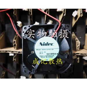 Nidec D05U-12TS1 01 02 03 12V 0.06A 2wires cooling fan