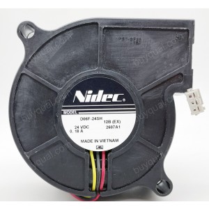 Nidec D06F-24SH 24V 0.18A 2wires 3wires cooling fan