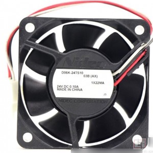 Nidec D06K-24TS10 24V 0.1A 3wires Cooling Fan