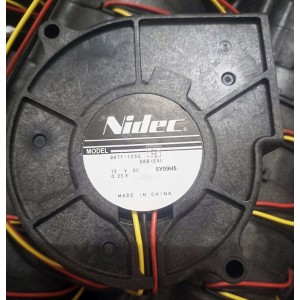 Nidec D07F-12SG 12V 0.23A 2wires 3wires Cooling Fan - NEW