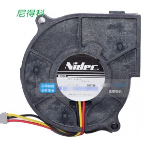 Nidec D07F-24SS1 15B 24V 0.16A 2wires 3wires Cooling Fan