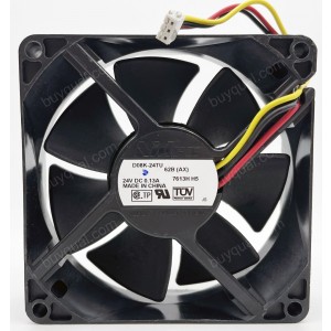 Nidec D08K-24TU 24V 0.13A 2wires 3wires Cooling Fan