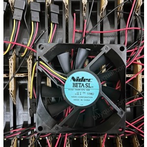 Nidec D08R-12TL 06B 12V 0.08A 3wires Cooling Fan