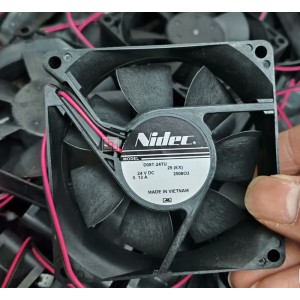 Nidec D08T-24TU 24V 0.13A 2wires Cooling Fan
