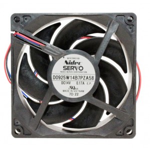 Nidec D0925W14B7PZA58 14V 0.17A 3wires Cooling Fan 