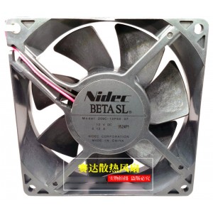 NIDEC D09C-12PS6 D09C-12PS607 12V 0.12A 2wires Cooling Fan