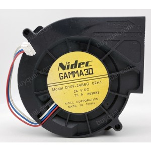 Nidec D10F-24B6G 02H1 24V 0.75A 3wires Cooling Fan