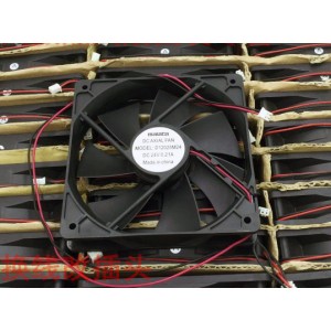 malata D12025M24 24V 0.21A 2wires Cooling Fan