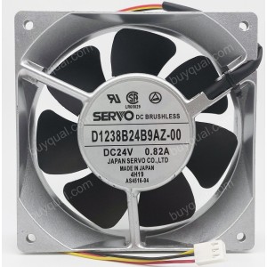 SERVO D1238B24B9AZ-00 24V 0.82A 2wires 3wires cooling fan