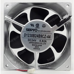 SERVO D1238B24B9CZ-44 24V 0.82A 2wires Cooling Fan