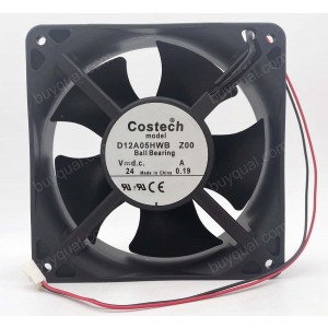 COSTECH D12A05HWB Z00 24V 0.19A Cooling Fan
