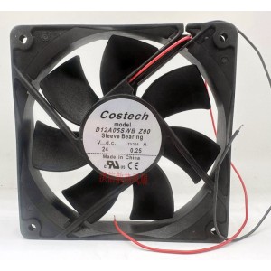 COSTECH D12A05SWB Z00 D12A05SWBZ00 24V 0.25A 2wires cooling fan