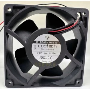 COSTECH D12B05HWSZ00 24V 0.32A 2wires Cooling Fan 