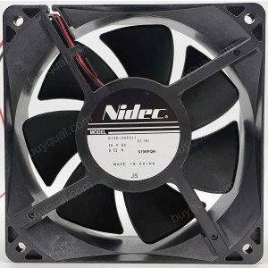 Nidec D12E-24PS11 24V 0.53A 2wires Cooling Fan 