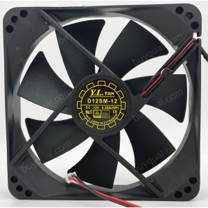 Yate Loon D12SM-12 12V 0.30A 2 wires Cooling Fan