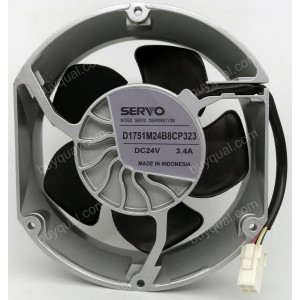 SERVO D1751M24B8CP323 24V 3.4A 4wires Cooling Fan - Original New