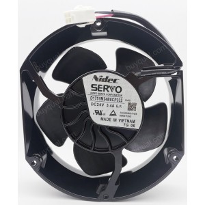 SERVO D1751M24B8CP332 24V 3.4A Cooling Fan - Original New