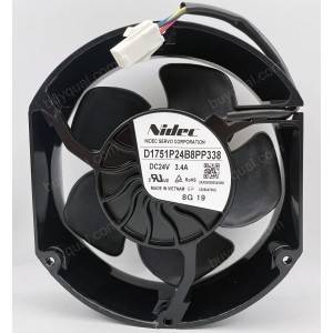 Nidec D1751P24B8PP338 24V 3.4A 4wires Cooling Fan - Original New