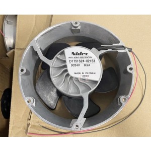 Nidec D1751S24-02153 24V 0.9A  2wires Cooling Fan