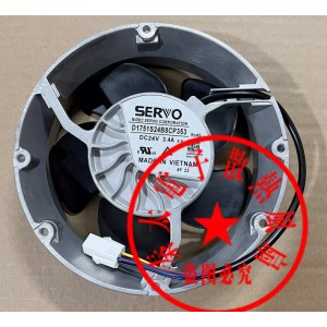 SERVO D1751S24B8CP353 24V 3.4A 4wires Cooling Fan - Original New