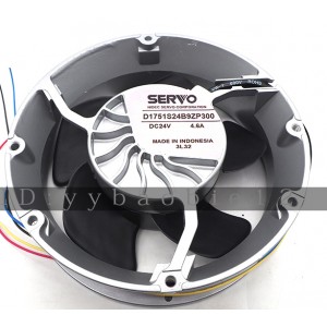 SERVO D1751S24B9ZP300 24V 4.6A 4wires Cooling Fan