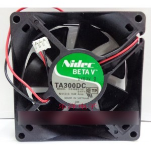 Nidec TA300DC D3463-55 12V 0.08A 2wires Cooling Fan