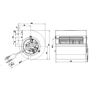 Ebmpapst D3G146-AH50-01 M3G074-CF 230V 1.2A 165W Cooling Fan - New