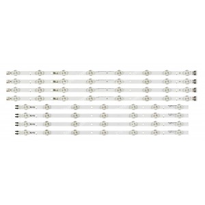 Samsung BN96-28770A / BN96-28771A BN96-35206A / BN96-35207A LM41-00001Z LM41-00001Q D3GE-500SMA-R3 D3GE-500SMB-R3 (2013SVS50_3228N1_B2_L08 , 2013SVS50_3228N1_B2_R07 ) LED Strips - 8 Strips