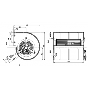Ebmpapst D4E133-DU12-57 D4E133-DU12-57/L01 230V 0.22/0.24A 50/15W Cooling Fan - New