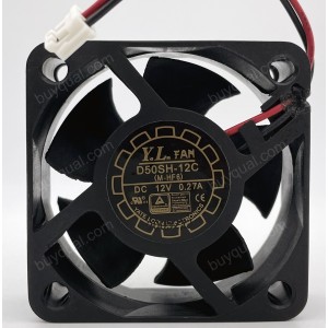 Yate Loon D50SH-12C 12V 0.27A 2wires cooling fan