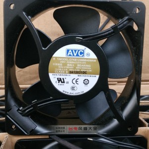AVC D7KB1238BBH5WAW 230V 0.07A 2wires Cooling Fan 