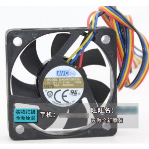 AVC DA0410B12U 12V 0.14A 3wires Cooling Fan 
