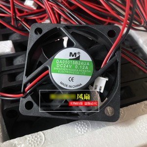 M DA05015B24UA 24V 0.12A 2wires Cooling Fan