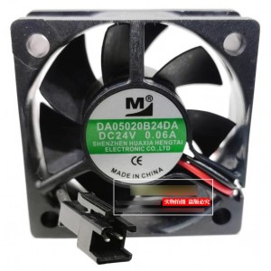 M DA05020B24DA 24V 0.06A 2wires Cooling Fan