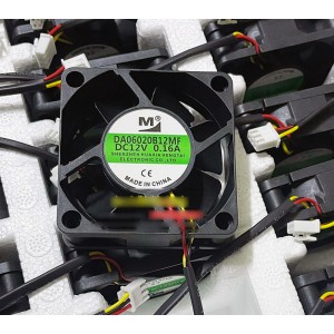 M DA06020B12MF 12V 0.16A 3wires Cooling Fan 