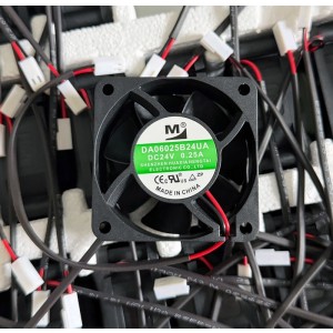 M DA06025B24UA 24V 0.25A 2wires Cooling Fan