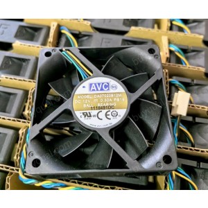 AVC DA07020B12M 12V 0.3A 4wires cooling fan