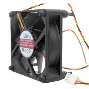 AVC DA07020R12H-S09 12V 0.33A 3wires Cooling Fan