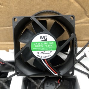 M DA08025B12UR 12V 0.50A 3wires Cooling Fan 